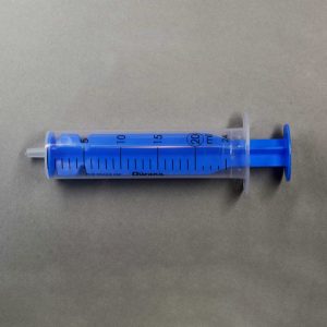 Seringa albastra de 20 ml